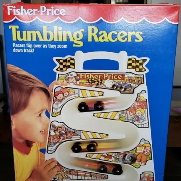 fisher price tumbling racers